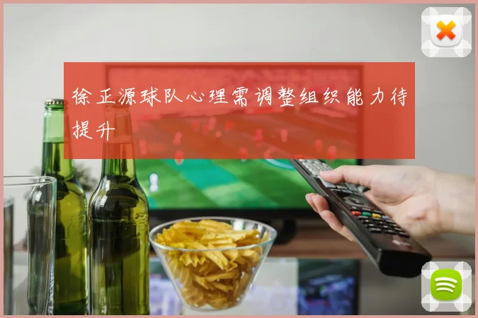 徐正源球队心理需调整组织能力待提升